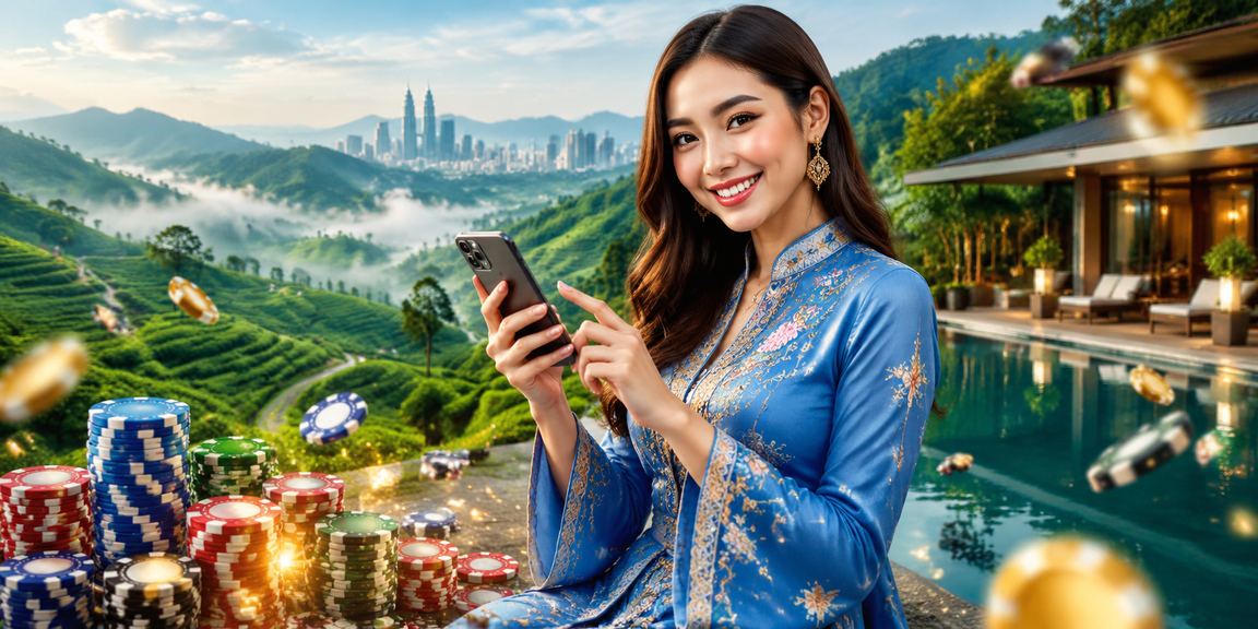 Mesin slot tradisional Malaysia dengan tema baju kurung