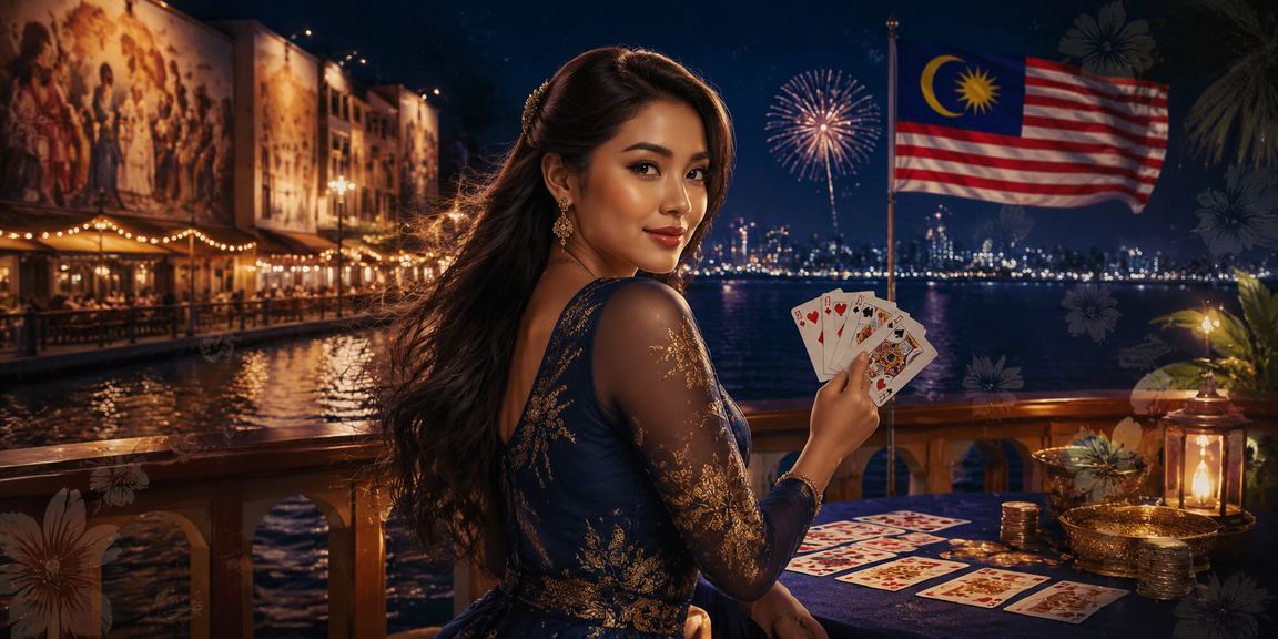 Permainan rummy kad dengan suasana tempatan Pulau Pinang di pav888